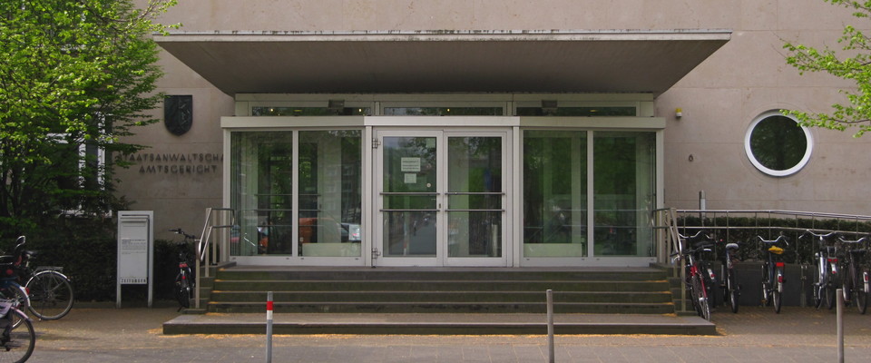 Eingangsbereich Staatsanwaltschaft Münster